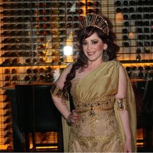 Roman Goddess Costume gold Dress